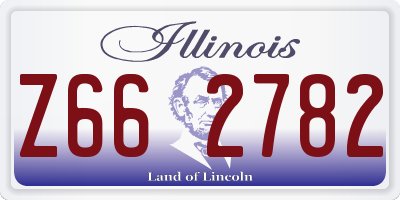 IL license plate Z662782