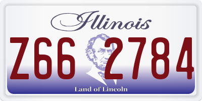 IL license plate Z662784