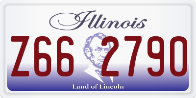 IL license plate Z662790