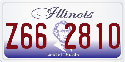 IL license plate Z662810