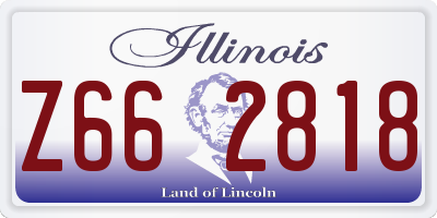 IL license plate Z662818
