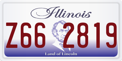 IL license plate Z662819