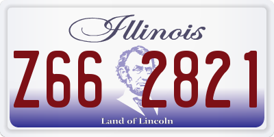 IL license plate Z662821