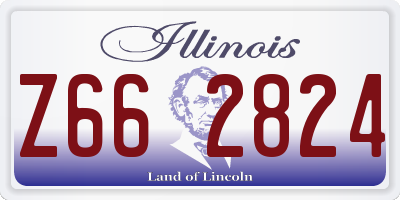 IL license plate Z662824