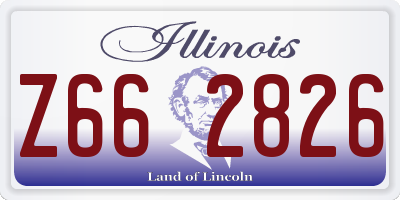 IL license plate Z662826