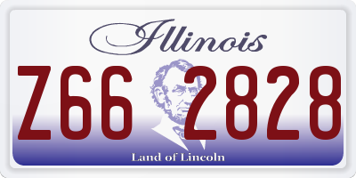 IL license plate Z662828