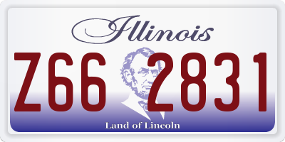 IL license plate Z662831