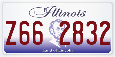 IL license plate Z662832