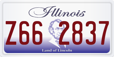 IL license plate Z662837