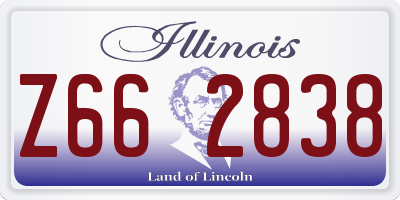 IL license plate Z662838