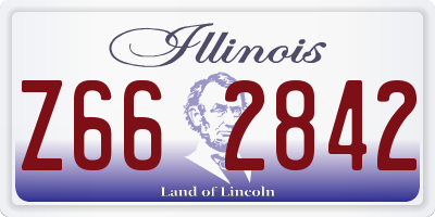 IL license plate Z662842