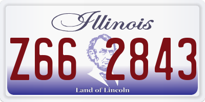 IL license plate Z662843