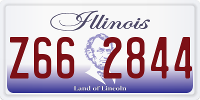 IL license plate Z662844