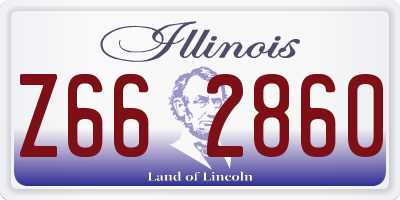 IL license plate Z662860
