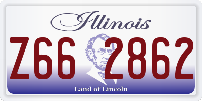 IL license plate Z662862