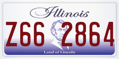 IL license plate Z662864