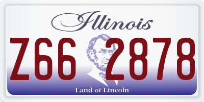 IL license plate Z662878