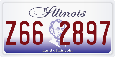 IL license plate Z662897