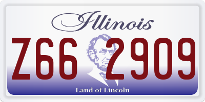IL license plate Z662909