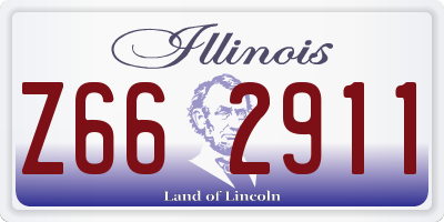 IL license plate Z662911