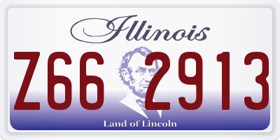 IL license plate Z662913