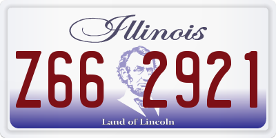 IL license plate Z662921