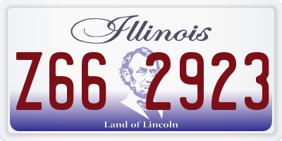 IL license plate Z662923