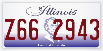IL license plate Z662943