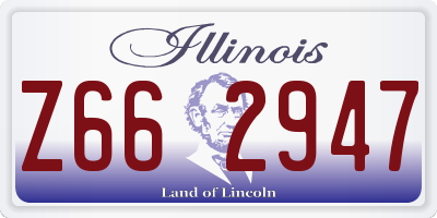 IL license plate Z662947