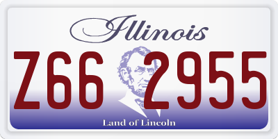 IL license plate Z662955