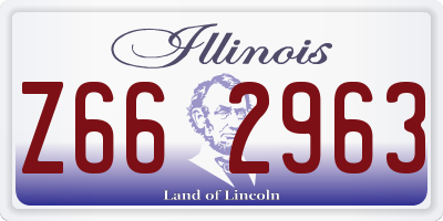IL license plate Z662963