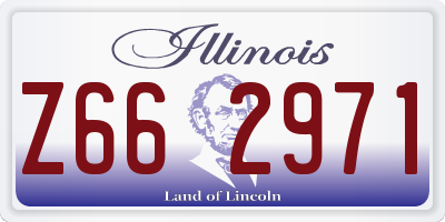 IL license plate Z662971