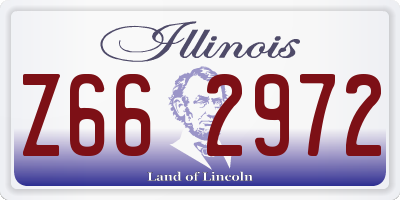 IL license plate Z662972