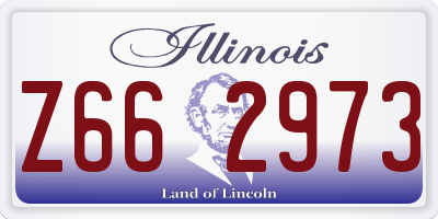 IL license plate Z662973