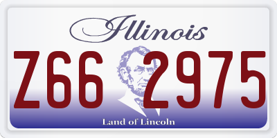 IL license plate Z662975