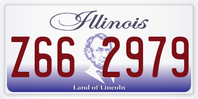 IL license plate Z662979