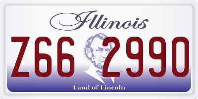 IL license plate Z662990