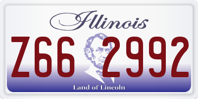IL license plate Z662992