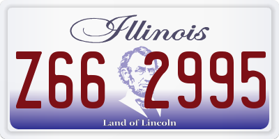 IL license plate Z662995