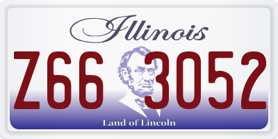 IL license plate Z663052