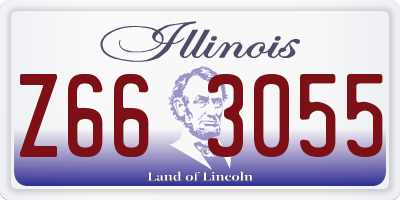IL license plate Z663055