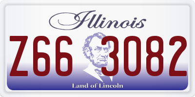 IL license plate Z663082