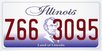 IL license plate Z663095