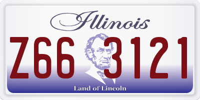 IL license plate Z663121