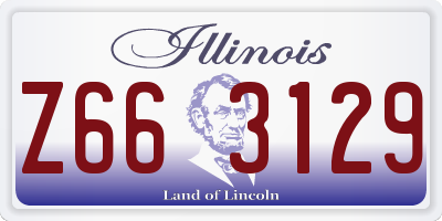 IL license plate Z663129