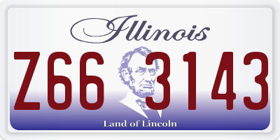 IL license plate Z663143