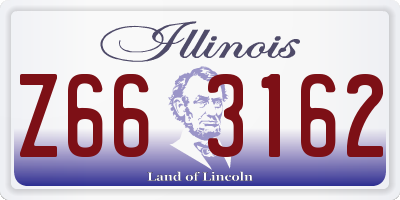 IL license plate Z663162