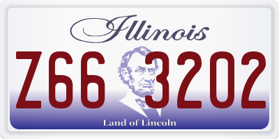 IL license plate Z663202