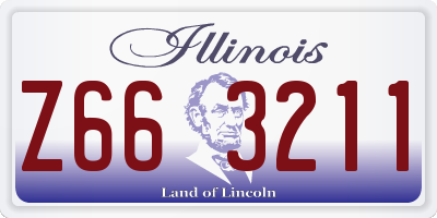 IL license plate Z663211