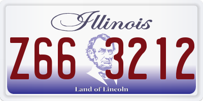 IL license plate Z663212